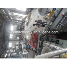 SJMS-65/132 and SJMS-80/156 two extruders co-extrusion line for wpc board machinery